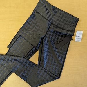 Shiny Black Mono B Women's Leggings